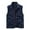 Dark Blue Tops for Men, variant on Men's Lightweight Stand Collar Multi-Pocket Zip-Up Utility Vest Photographer Fishing Travel Waistcoat Khaki XXXL