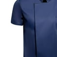 thumbnail image 6 of Chef Coat Short Sleeve chef Jacket for Restaurant Bakery Dark Dark Blue Large, 6 of 7