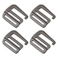 thumbnail image 1 of Unique Bargains 1.26' 32mm Webbing Release G Hook Buckle Adjusters for Backpack Strap, 4Pack Dark Grey, 1 of 5