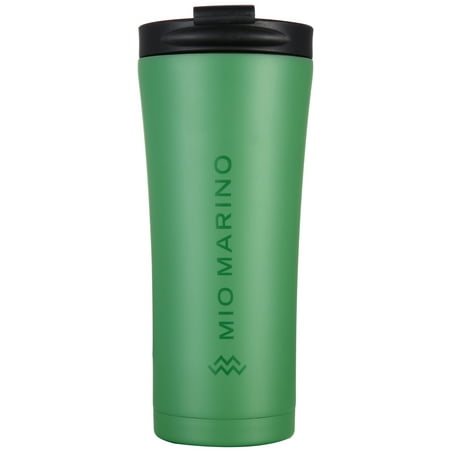 Mio Marino Thermal Coffee Travel Mug Stainless Steel - Leak Proof Vacuum Insulated Tumbler - BPA Free - 16 Ounce - Gift