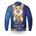 thumbnail image 2 of Autism Awareness Corgi Accept Understand Love All Over Print 3D Baseball Jacket Welsh Corgi Dog Lover Gifts Idea Bomber Jacket Softball - 12003, 2 of 6