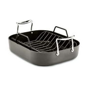 All-Clad Essentials Hard Anodized Nonstick Cookware, Small Roaster with Rack, 11 x 14 inch