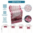 thumbnail image 6 of Valentine's Day Table Runner - 108 Inch Long Pink Romantic Truck Love Roses Red Plaid Cotton and Linen Blended Dress Scarves Farmhouse Table Runner for Kitchen Dining, Coffee Table, 13" x 108", 6 of 8