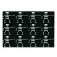 thumbnail image 2 of Skeleton Cutting Board, Simple Monochrome Pattern of Pointing Funny Spooky Halloween, Decorative Tempered Glass Cutting and Serving Board, in 3 Sizes, by Ambesonne, 2 of 5
