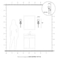 thumbnail image 4 of 17471-05 Livex Lighting Willow - 1 Light Bath Vanity In Transitional Style-18 Inches Tall and 5.75 Inches Wide-Polished Chrome Finish, 4 of 14