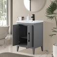 thumbnail image 3 of Vanity Art 24” Single Sink Bathroom Vanity Cabinet with Ceramic Countertop, 3 of 9
