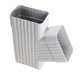 thumbnail image 1 of Conector en Y para canaletas de bajada de lluvia de aleación de aluminio Extensiones para canaletas de bajada de lluvia 5x8cm Blanco, 1 of 8