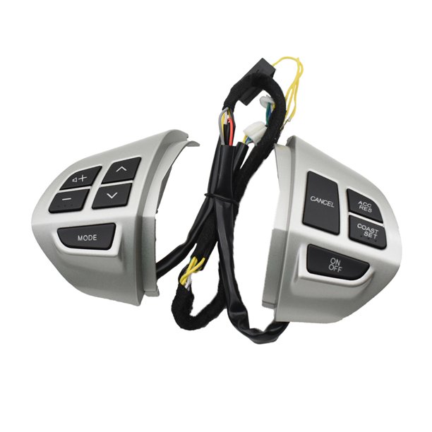 Sidaley Coches Outlander interruptor de botón de Control de Audio profesional botones de sonido de volumen multifuncional piezas de repuesto Paneles de instrumentos para automóviles Conjunto con arnés