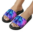 thumbnail image 5 of GZHJMY Stylish Slides for Women Men, Fantasy Fox Soft Flexible Slip-on Sandals Slippers, 5 of 7