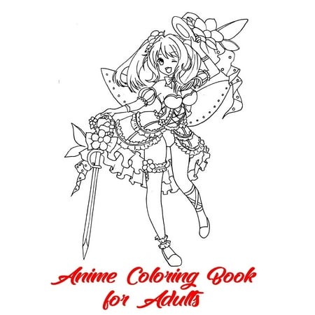 Anime Coloring Book for Adults: Relaxing Coloring Book for Adults and Kids
