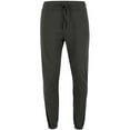 thumbnail image 3 of Men's Hanes® Cotton Modal French Terry Pajama Set Color: Oatmeal Heather Forest Size: XL, 3 of 5