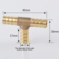 thumbnail image 2 of Air Hose Joiner 3WAY Hose Fitting For Fluid Transfer Convenient To Use, 2 of 5