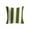 Green25, variant on Waterproof Outdoor Pillow Cover 17.72 Inch Geometric Stripe Pattern Cushion for Sofa Chair Bedding Bohemian Home Decor Navy Blue Nylon Spandex