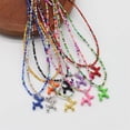 thumbnail image 2 of Collar con colgante de perro y globo de dibujos animados para mujer, gargantilla de cadena corta con cuentas de perro, Collar de moda, regalo de joyería bonito para cachorro, nuevo Color caramelo, 2 of 4