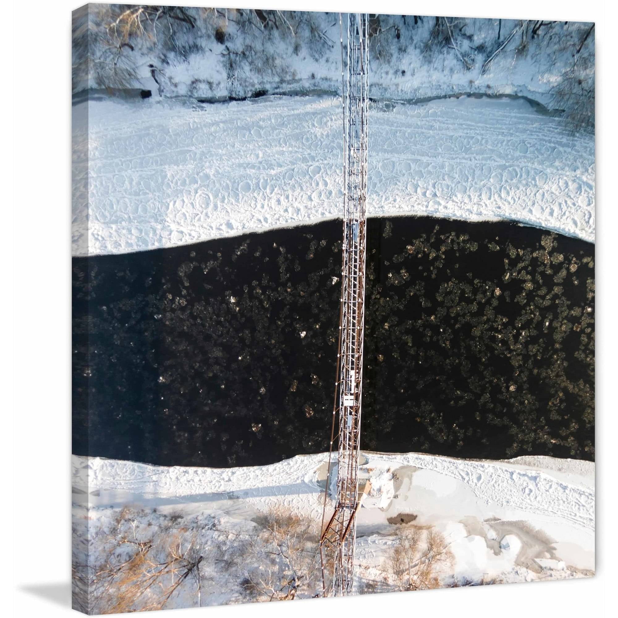 Marmont Hill "Hazardous Crossing" by Karolis Janulis Painting Print on Wrapped Canvas