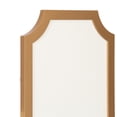 thumbnail image 6 of Kate and Laurel Holbrook Glam Framed Scallop Fabric Pinboard, 15 x 24, Gold, Decorative Modern Scalloped Bulletin Board for Use as Vision Board or Wall Organization, 6 of 8