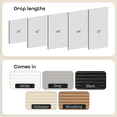 thumbnail image 6 of Achim GII Morningstar Indoor Cordless Alabaster Vinyl Light Filtering Window Mini Blind, 64" L x 25" W, 6 of 7