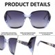 thumbnail image 3 of Gafas de sol para mujer, grandes, vintage, polarizadas, clásicas, de moda, para actividades al aire libre, 3 of 5