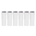 thumbnail image 1 of Unique Bargains Candle Shape Covers Sleeves Iron Candelabra Base White 6 Count, 1 of 6