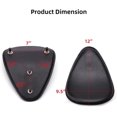 thumbnail image 4 of Black Motorcycle Leather Solo Seat Springs Mounting Bracket Kit Compatible With Sportster XL 883 1200 Bobber Chopper Custom Application, 4 of 12