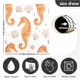 thumbnail image 5 of Yayeee Magnetic Dishwasher Cover for The Front Decoration Home Kitchen Machine Sticker Protector, Orange Seahorse, 5 of 6