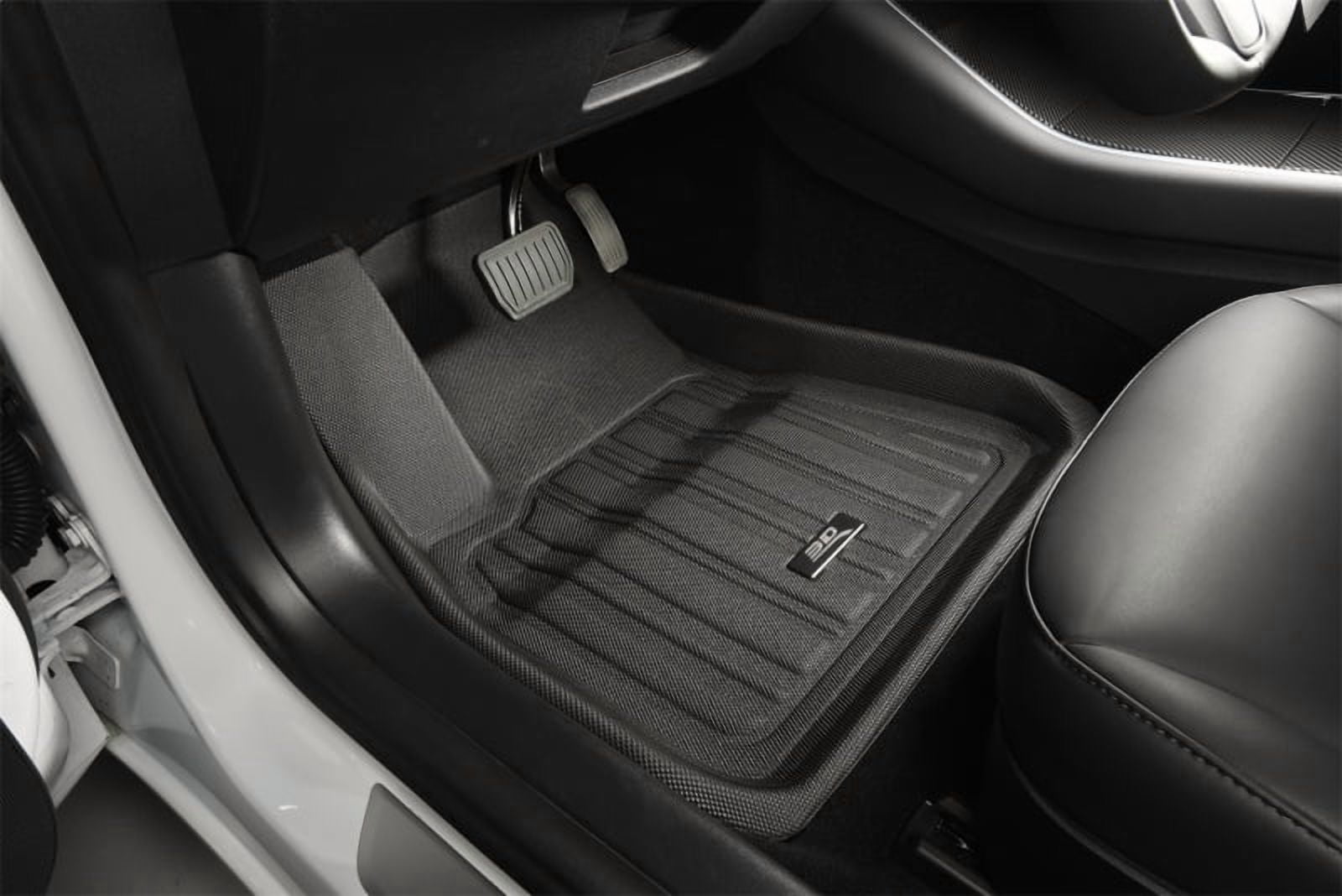 3D MAXpider Custom Fit Floor Mat (Black) Compatible with Tesla Model Y (ELITECT Tesla Model Y Juniper 2026 - Full Set)