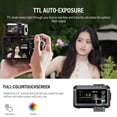thumbnail image 4 of Flash IT30 Pro Mini TTL para Cámaras para . Receptor Inalámbrico 2.4G. Pantalla Táctil Inalámbrica., 4 of 9