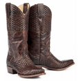 thumbnail image 2 of Women's Stetson Bea Boots Snip Toe Handcrafted Brown, 2 of 2
