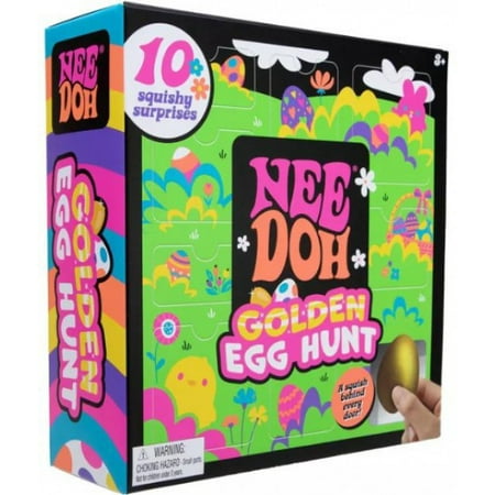 NeeDoh Easter Golden Egg Hunt Mystery 10-Pack (10 Squishy Surprises!)