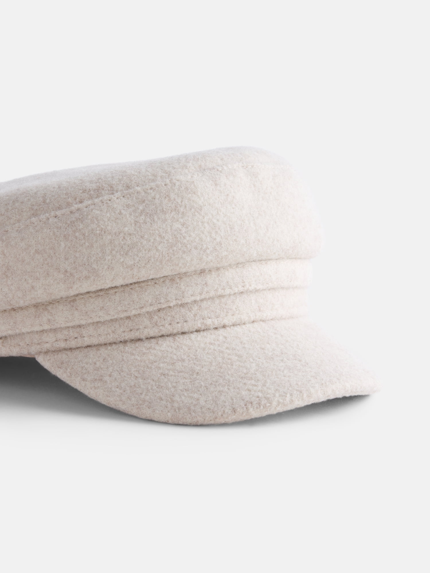 Scenario Women's Felt Captain Hat, Cream