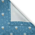thumbnail image 4 of Ambesonne Adventure Valance Pack of 2, Nautical Concept, 54"X12", Blue Yellow Aqua, 4 of 5