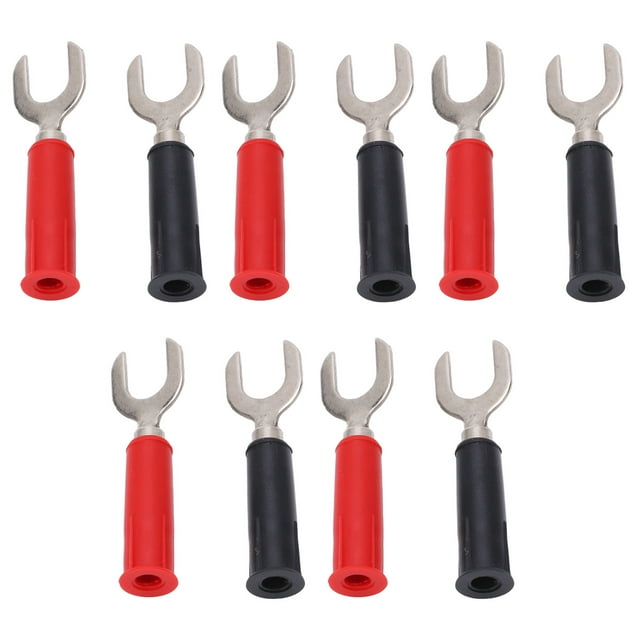 Connecteurs de Fil de Bêche de Fourche, Connecteur de Fil de Bêche de Fourche 10pcs U Type Électrique Y Type Connecteur de Fil de Bêche Performance Solide