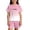 outfits 8#Pink, variant on ZXLBBD Girls' Summer Letter Print Gradient Print Outfit for Kids Short Sleeve Design Casual Outdoor Ensemble Clothes Sets,Navy,Size 7 Y-8 Y