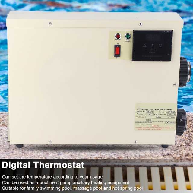 Termostato de bañera, termostato digital inteligente resistente al agua de 5,5 KW, termostato diseñado para el futuro