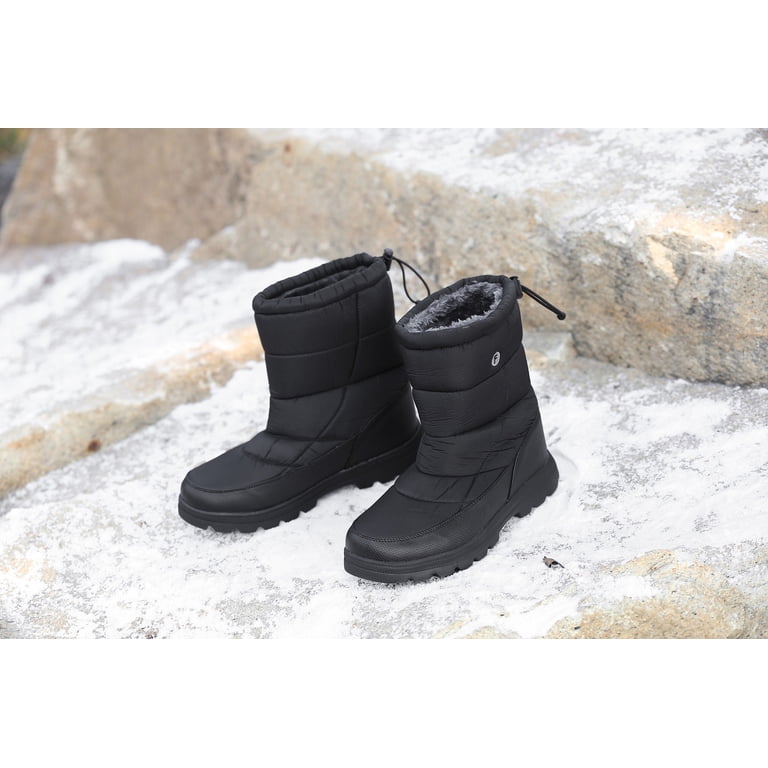 Santimon Wool Lining Snow Boots Anti-Skid Waterproof Winter  display picture 3