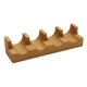 thumbnail image 4 of Soporte para tacos de sushi, soporte para rollos de sushi, plato decorativo en forma de U 4 espacios, 4 of 9