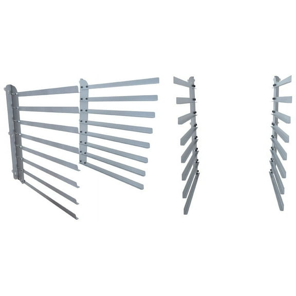 INTBUYING Screen Printing Frame Rack Shelf Storage Holder Screen Printing Squeegee Rack 8 Layers Screen Drying Rack