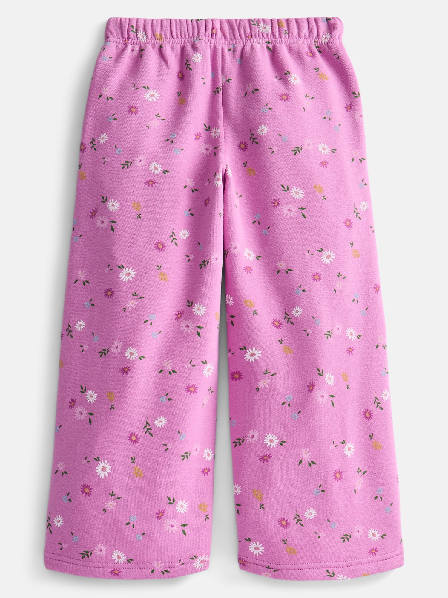 Wonder Nation Girls Wide Leg Fleece Pants, Sizes 4-18 & Plus
