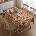 thumbnail image 2 of Maple Leaf Farmhouse Table Cloth,Wrinkle Free Table Cover with Polyester,Waterproof Reusable Tablecloth for Kitchen Picnic Party (Rectangle,60x84inch), 2 of 5
