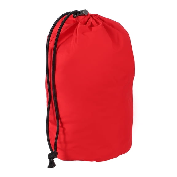 Uxcell Stuff Sack, Sleeping Bag Storage Sack, Waterproof Outdoor Storage Bag for Camping 4 x 8 In & Red