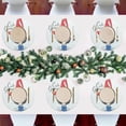 thumbnail image 6 of GZHJMY Cute Christmas Gnomes Table Place Mat, PVC Weave, 15.4", 4 Count, 6 of 6