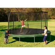 Orbounder 14' Trampoline, with Safety Enclosure, Green