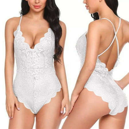 PuPy Sexy Lingerie for Women Plus Size Lingerie Stockings Plus Size Black Lingerie Bodysuit Corset Cotton Lace Nightgowns for Women Women Lingerie Sexy Sets Small Chest Clearance Deals
