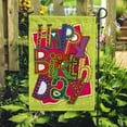 thumbnail image 3 of Happy Birthday Garden Flag, Colorful Decorative Double Sided Yard Flag 12 x 18 inch, 3 of 5