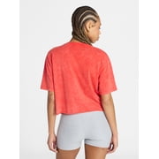No Boundaries Boxy Cropped Graphic Tee, Womens XXS-XXL