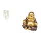 thumbnail image 5 of Vinilo decorativo de pared con hojas de , enredaderas colgantes, estatua de Buda para meditación, bodhisattva, resina, ideal para dormit, 5 of 8