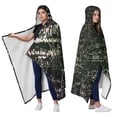thumbnail image 2 of Wearable Blanket,Math Equations Glowing Formulas Black Pattern Hooded Wearable Sherpa Blanket for Adults & Teens,Winter Poncho Shawl Wrap Cape Thick Warm,50"x60", 2 of 5
