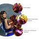 thumbnail image 2 of 4 Pcs Sports Accessories Sports Pom Poms Cheerleading Pom Poms Ar Accessories, 2 of 2