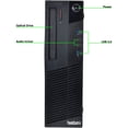 thumbnail image 3 of Restored Lenovo ThinkCentre M83-SFF Desktop PC with Intel Core i3-4130 Processor, 8GB Memory, 500GB Hard Drive and Windows 10 Pro (Monitor Not Included) (Refurbished), 3 of 4