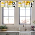 thumbnail image 3 of LALILO Kitchen Curtain Valance Autumn Autumn Colorful Banner Rod Pocket Window Curtain 52"x 18" Set of 2, 3 of 5